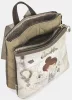 Anekke Sophia krém-bronz női hátizsák, hátitáska 29 x 28 x 12 cm