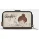 Anekke Sophia bézs-barna női pénztárca RFID 16 x 10 x 4 cm