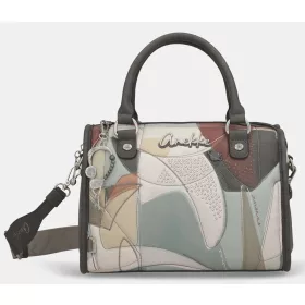   Anekke Auralis khaki-égkék női kézitáska vállpánttal 28 x 20 x 14 cm