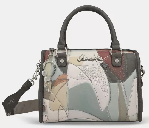 Anekke Auralis khaki-égkék női kézitáska vállpánttal 28 x 20 x 14 cm