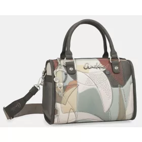   Anekke Auralis khaki-égkék női kézitáska vállpánttal 28 x 20 x 14 cm