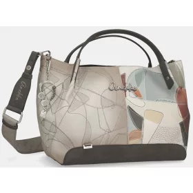   Anekke Auralis drapp-barna női kézitáska vállpánttal 46 x 26 x 18 cm