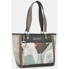   Anekke Auralis mogyoró-barna női válltáska, shopper 31 x 29 x 18 cm