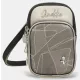 Anekke Auralis bézs-mogyoró női mini válltáska, crossbody 19 x 12 x 5 cm