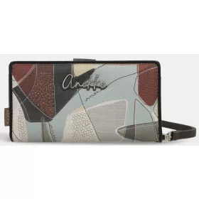   Anekke Auralis mogyoró-bordó női pénztárca RFID 19 x 10 x 4 cm