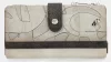 Anekke Auralis szürke-krém női pénztárca RFID 20 x 11 x 3 cm