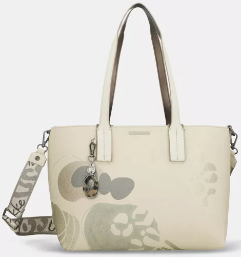 Anekke Gaia 2 az 1-ben krém női válltáska, oldaltáska 42 x 27 x 17 cm