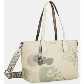   Anekke Gaia 2 az 1-ben krém női válltáska, oldaltáska 42 x 27 x 17 cm