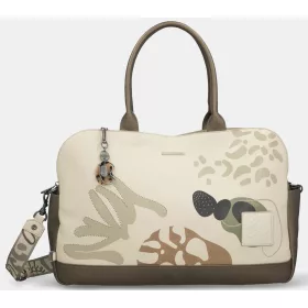   Anekke Gaia nagy méretű krém női kézitáska, válltáska 50 x 30 x 20 cm