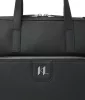 Karl Lagerfeld fekete valódi bőr aktatáska, laptoptáska 29 X 37 cm