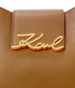 Karl Lagerfeld konyakbarna női bőr válltáska