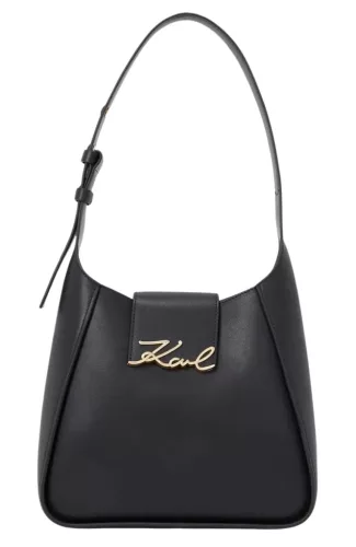 Karl Lagerfeld konyakbarna női bőr válltáska