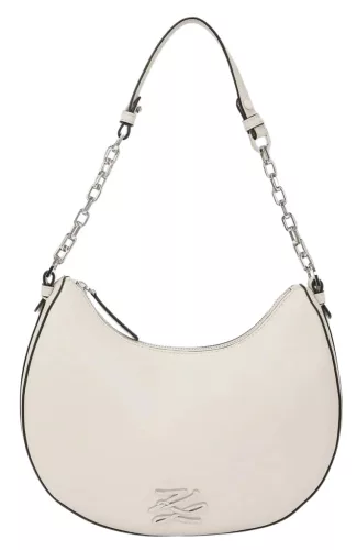 Karl Lagerfeld konyakbarna női bőr válltáska