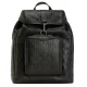 Karl Lagerfeld LOOM fekete valódi bőr hátitáska, hátizsák