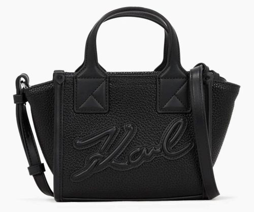 Karl Lagerfeld fekete női kézitáska, crossbody
