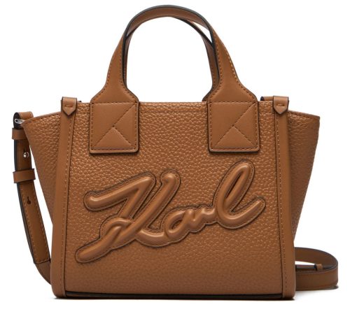 Karl Lagerfeld konyakbarna női kézitáska, crossbody