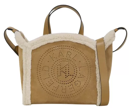 Karl Lagerfeld írha velúrbőr tote bag, kézitáska vállpánttal