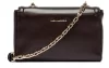 Karl Lagerfeld sötétbarna valódi bőr női oldaltáska, válltáska