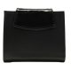 Ága Hengl Andi fekete női bőr pénztárca 11 × 9 cm