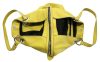 Ága Hengl Mikulásvirág sárga női bőr válltáska 32 x 28 cm
