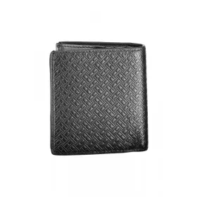 Tommy Hilfiger fekete férfi bőr pénztárca 10 x 9 x 2 cm