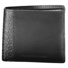 Tommy Hilfiger fekete férfi bőr pénztárca 12 x 10 x 2 cm
