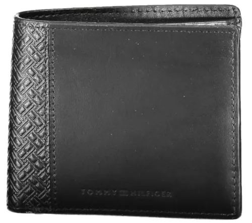 Tommy Hilfiger fekete férfi bőr pénztárca 12 x 10 x 2 cm