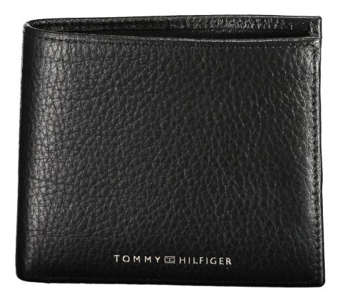 Tommy Hilfiger fekete férfi bőr pénztárca 12 x 10 cm