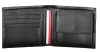Tommy Hilfiger TH central fekete bőr pénztárca 11 x 10 cm