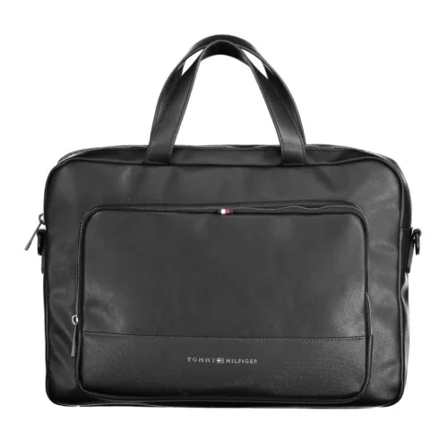 Tommy Hilfiger férfi fekete aktatáska, laptoptáska 39 x 27 x 7 cm
