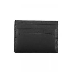   Tommy Hilfiger fekete férfi bőr pénztárca, kártyatartó 11 x 8 x 1 cm