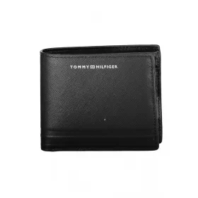 Tommy Hilfiger fekete férfi bőr pénztárca 12 x 10 x 3 cm