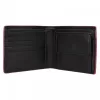Tommy Hilfiger fekete bőr pénztárca, férfi 12 x 10 cm