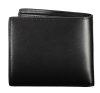 Tommy Hilfiger fekete bőr pénztárca, férfi 12 x 10 cm