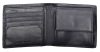 Tommy Hilfiger sötétkék dombornyomott bőr pénztárca 12 x 10 cm