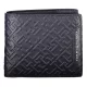 Tommy Hilfiger sötétkék dombornyomott bőr pénztárca 12 x 10 cm