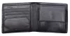 Tommy Hilfiger sötétkék dombornyomott bőr pénztárca 12 x 10 cm
