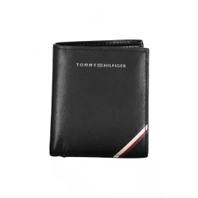 Tommy Hilfiger fekete férfi bőr pénztárca 10 x 9 x 2 cm