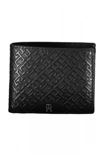 Tommy Hilfiger fekete férfi bőr pénztárca 11 x 9 x 2 cm
