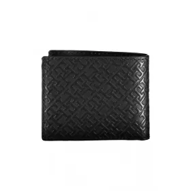 Tommy Hilfiger fekete férfi bőr pénztárca 11 x 9 x 2 cm