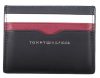 Tommy Hilfiger sötétkék férfi bőr kártyatartó, pénztárca 11 x 8 cm