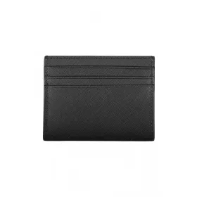   Tommy Hilfiger fekete férfi bőr pénztárca, kártyatartó 10 x 8 x 1 cm