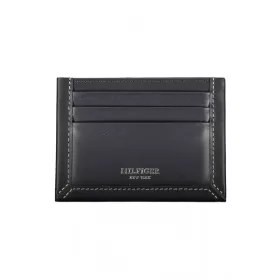   Tommy Hilfiger sötétkék férfi bőr pénztárca, kártyatartó 11 x 8 x 1 cm