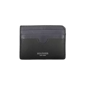   Tommy Hilfiger sötétkék férfi bőr pénztárca, kártyatartó 11 x 8 x 1 cm
