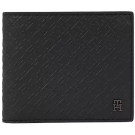 Tommy Hilfiger fekete férfi bőr pénztárca 12 x 10 cm