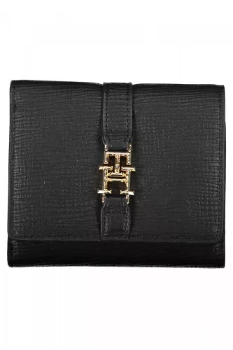Tommy Hilfiger fekete női pénztárca 12 x 10 x 4 cm