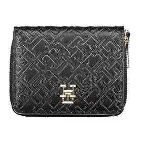 Tommy Hilfiger női fekete pénztárca 12 x 10 x 3 cm
