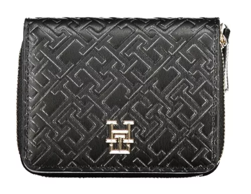 Tommy Hilfiger női fekete pénztárca 12 x 10 x 3 cm