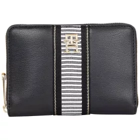 Tommy Hilfiger fekete női bőr pénztárca 14 x 10 cm
