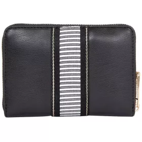 Tommy Hilfiger fekete női bőr pénztárca 14 x 10 cm